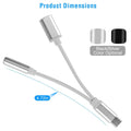 USB Type C to 3.5MM Aux Audio Charging Adapter by DailySale