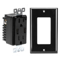 USB Wall Outlet Dual 2.4A USB Wall Charger by DailySale