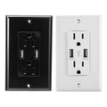 USB Wall Outlet Dual 2.4A USB Wall Charger by DailySale