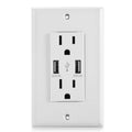 USB Wall Outlet Dual 2.4A USB Wall Charger by DailySale