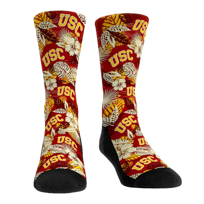 USC Trojans - Floral by Rock 'Em Socks