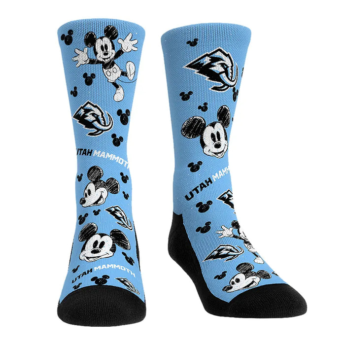 Utah Mammoth - Disney - Mickey Sketch by Rock 'Em Socks