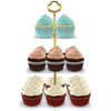 Utenlid 3-Tier Square Stacked Party Cupcake Stand