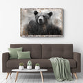 Animals Forest Bear Brown Canvas Wall Art by Tailored Canvases