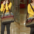 Valencia Canvas Shoulder Bag by DailySale