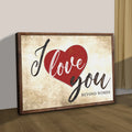 Valentine Beyond Words Sign by Tailored Canvases