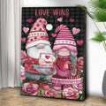 Valentine Gnomes Sign II by Tailored Canvases