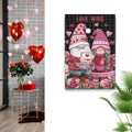 Valentine Gnomes Sign II by Tailored Canvases