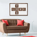 Valentine Love You Sign by Tailored Canvases