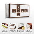 Valentine Love You Sign by Tailored Canvases