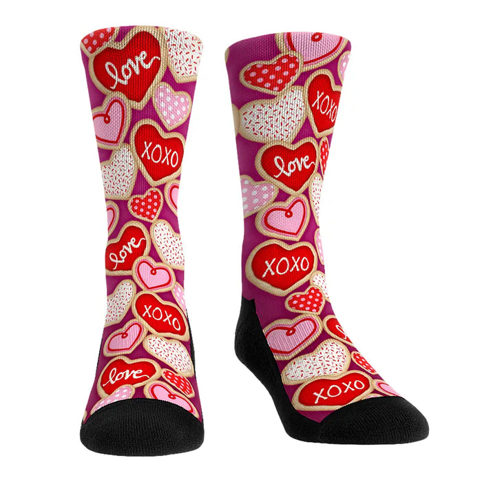 Valentine's Day - Cookies All-Over by Rock 'Em Socks