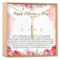 Valentine's Day Cross Earring and Necklace Jewelry Set by Dear Ava