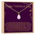 Valentine's Day Gemstone Necklace by Dear Ava