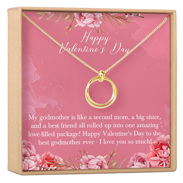 Valentine's Day Gift for Godmother Necklace by Dear Ava