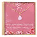 Valentine's Day Gift for Granddaughter Necklace by Dear Ava