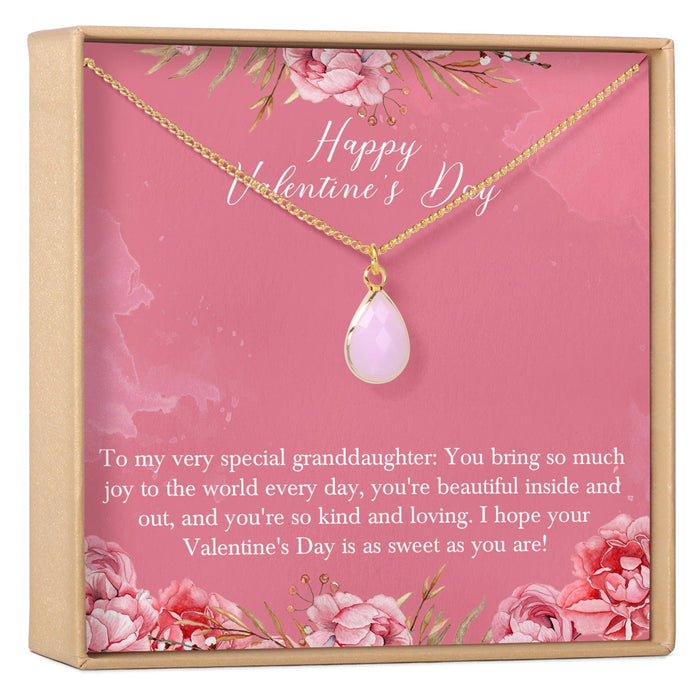 Valentine's Day Gift for Granddaughter Necklace by Dear Ava