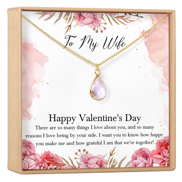 Valentine's Day Gift for Wife Necklace by Dear Ava