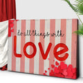 Valentines Day Sign V by Tailored Canvases