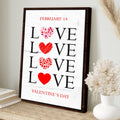Valentine's Day Sign VIII by Tailored Canvases