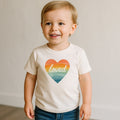 graphic tee | loved rainbow heart by Finn + Emma