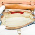 Valentino Garavani Rockstud Spike Denim Blue Shoulder Bag #9266 by Bolt Boutique