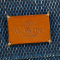 Valentino Garavani Rockstud Spike Denim Blue Shoulder Bag #9266 by Bolt Boutique