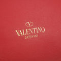 Valentino Rockstud Rose Red Leather Shoulder Bag #8506 by Bolt Boutique