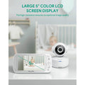 VALKIA 720P 5" HD Display Baby Monitor with Camera & Audio by DailySale