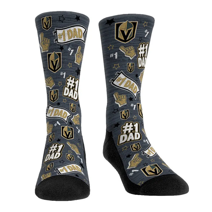Vegas Golden Knights - #1 Dad by Rock 'Em Socks