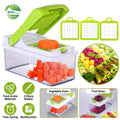 Vegetable Slicer Set with 3 Blades Stainless Steel Food Chopper by DailySale