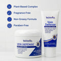 Vein Defense Face & Body Cream – Helps Improve the Appearance of Spider Veins, Bruising & Uneven Skin Tone by TriDerma MD