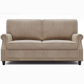 Velvet Roll Up Arm Chair Loveseat with Nail Head by DailySale