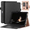 Venture Series Carbon Fiber Pattern Folio Case - Microsoft Surface Go 4 and Go 3 by Zerodamage Sahara Case LLC