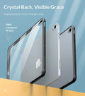 Venture Series Clear Hard Shell Case - Apple iPad Air 10.9-inch (4th/5th Gen) and iPad Air 11-inch (M2 & M3 & M4) by Zerodamage Sahara Case LLC