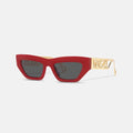 Versace 90s Vintage Logo Cat-Eye Sunglasses (Refurbished) by DailySale