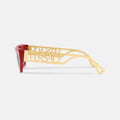 Versace 90s Vintage Logo Cat-Eye Sunglasses (Refurbished) by DailySale
