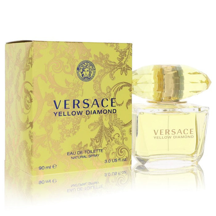 Versace Yellow Diamond by Versace Eau De Toilette Spray 3 oz for Women by Avera Group