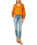 Vince Camuto Blouson-Sleeve Blouse, Size XS by Vanessa Jane