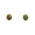 Vicky Stud Earrings - Turquoise by Christina Greene