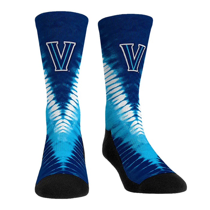Villanova Wildcats - V Shape Tie Dye by Rock 'Em Socks