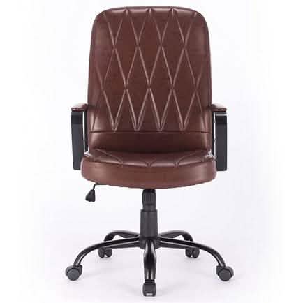 VinMax Office PU Leather Office Chairs – Brown by DailySale