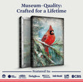Vintage Cardinal Christmas Wall Art by Tailored Canvases