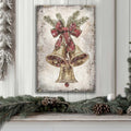 Vintage Christmas Bells Wall Art by Tailored Canvases