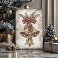 Vintage Christmas Bells Wall Art by Tailored Canvases