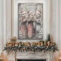 Vintage Christmas Carolers Wall Art by Tailored Canvases