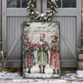 Vintage Christmas Carolers Wall Art II by Tailored Canvases