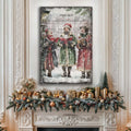Vintage Christmas Carolers Wall Art II by Tailored Canvases