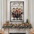 Vintage Christmas Carolers Wall Art III by Tailored Canvases