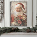 Vintage Christmas Santa Claus Wall Art by Tailored Canvases