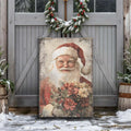 Vintage Christmas Santa Claus Wall Art by Tailored Canvases